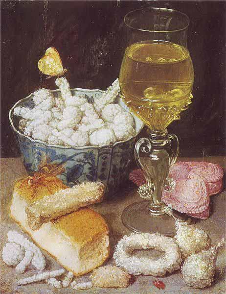 Georg Flegel Stilleben mit Brot und Zuckerwerk oil painting image